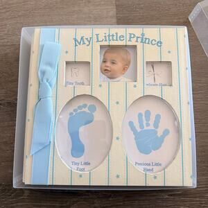 Vintage "My Little Prince" Baby Memory Book Picture Frame Set New